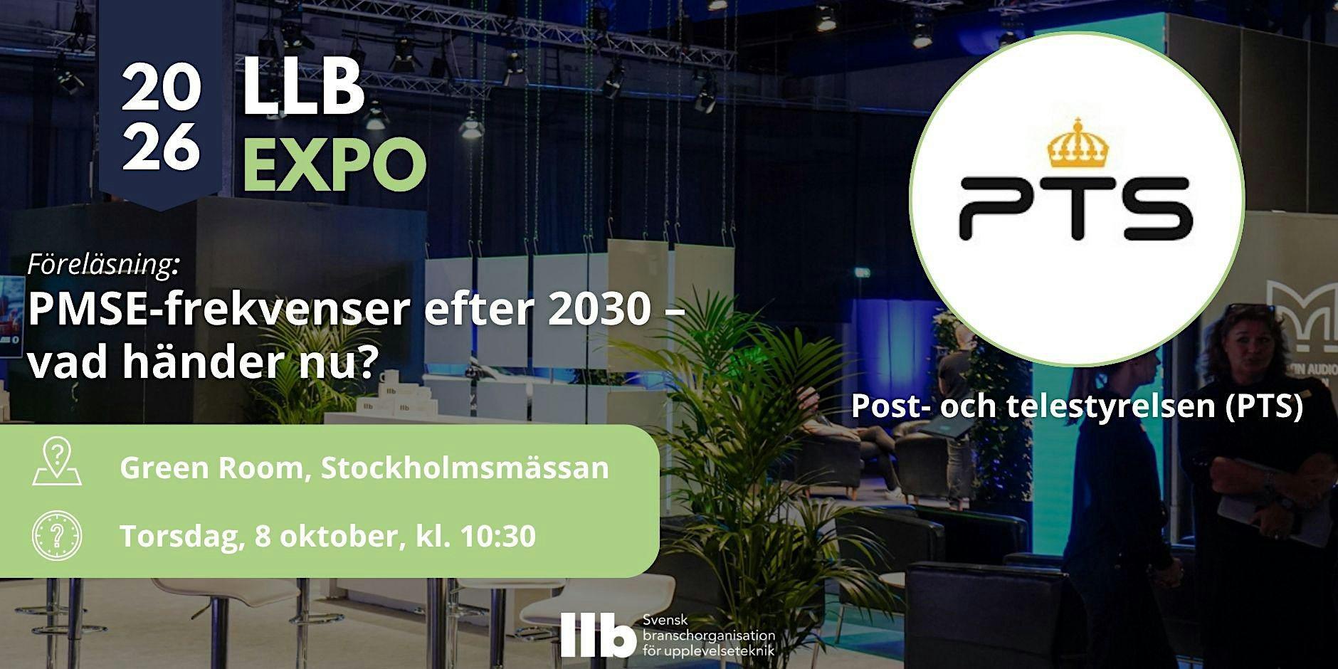 PMSE-frekvenser efter 2030 –  vad händer nu?