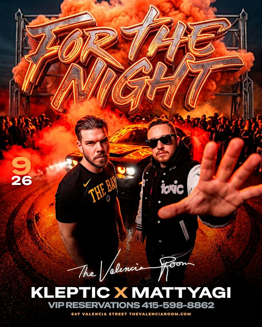 FOR THE NIGHT 9.26