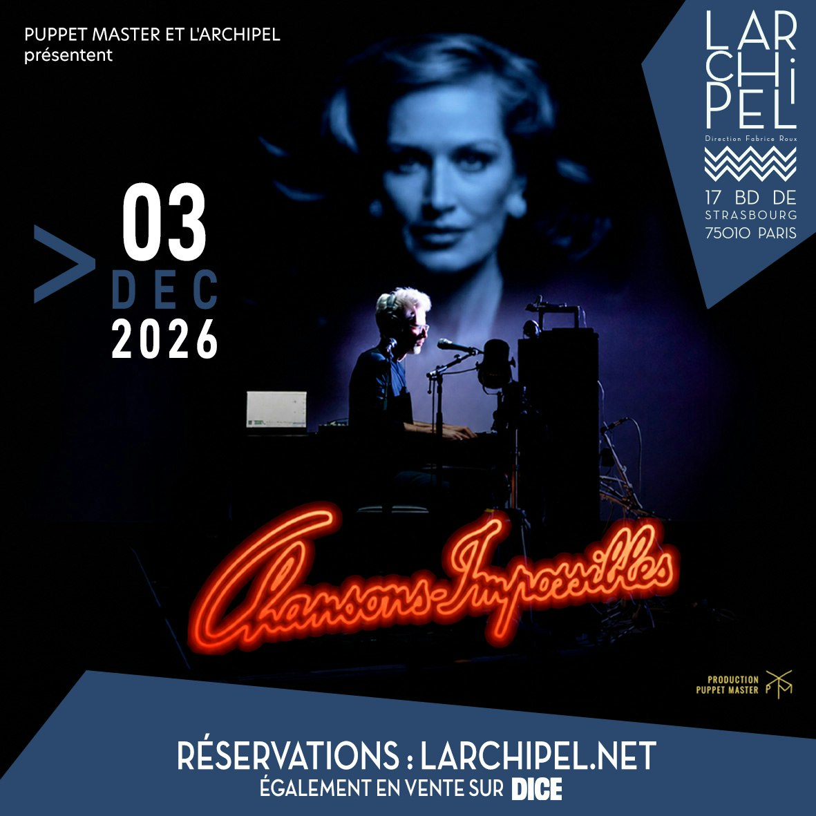 BENOIT CARRE aka Skygge : Chansons Impossibles + conférence avec Aurore Sauviat