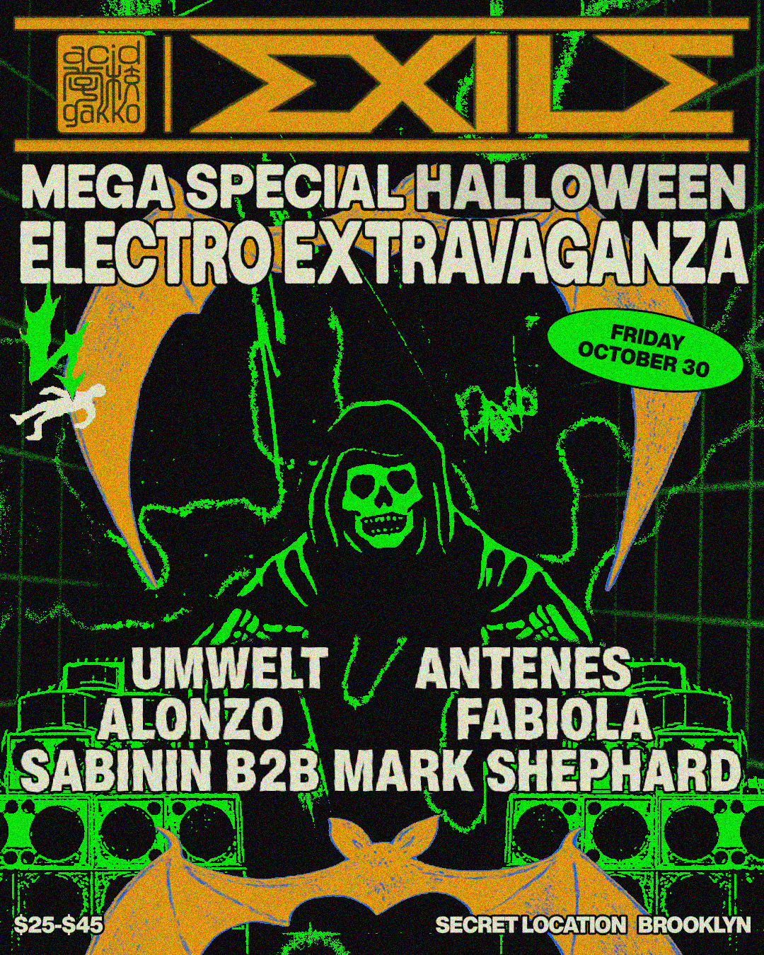 MEGA SPECIAL HALLOWEEN ELECTRO EXTRAVAGANZA