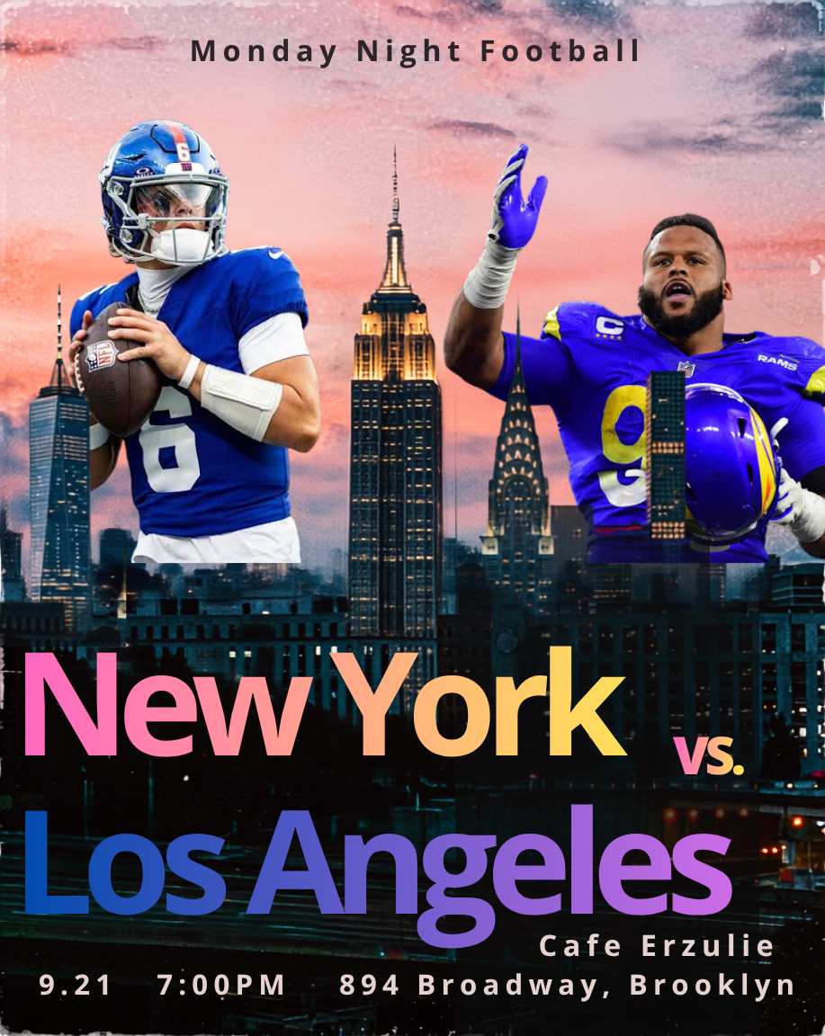 Giants v Rams Watch Party