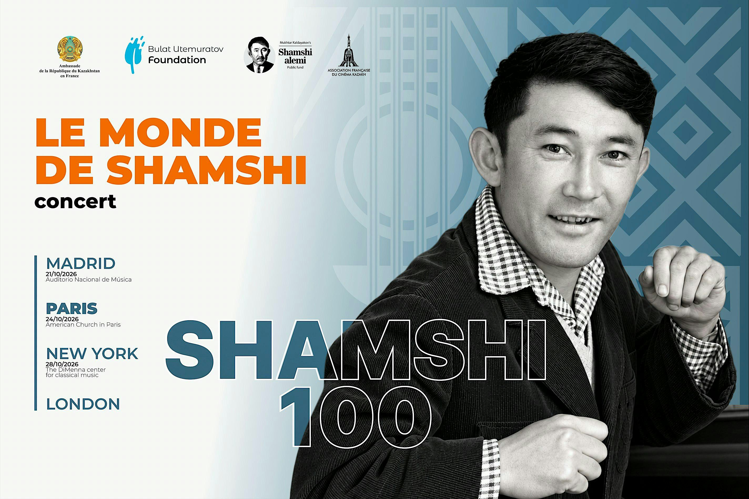 CONCERT EXCEPTIONNEL À PARIS : HOMMAGE À SHAMSHI KALDAYAKOV