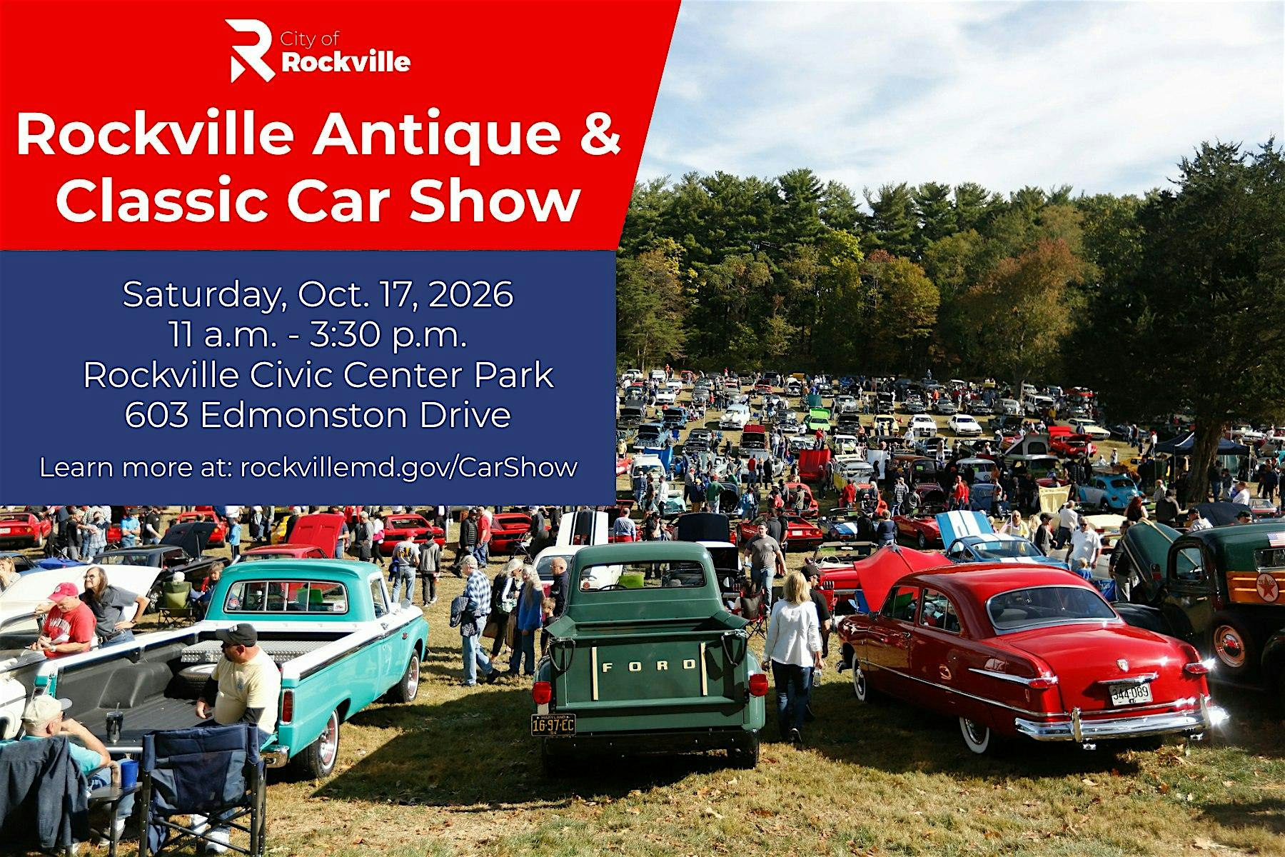 2026 Rockville Antique and Classic Car Show