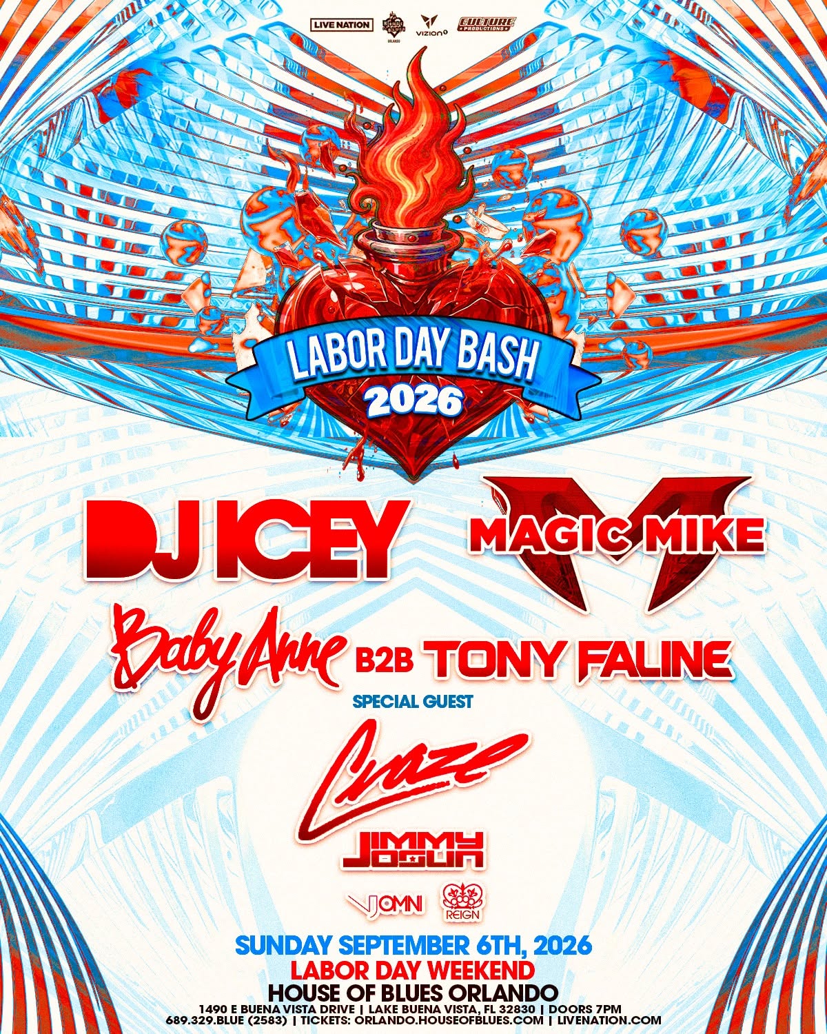 Labor Day Bash Ft. DJ Icey, DJ Magic Mike, DJ Craze, Baby Anne