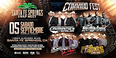 CORRIDO FEST: Los Caimanes De Sinaloa, Los Desvelados, Grupo H-100 y Mas