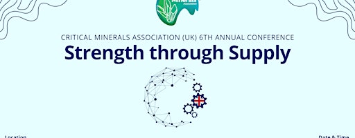 CMA (UK) 6th Annual Conference: Strength through Supply