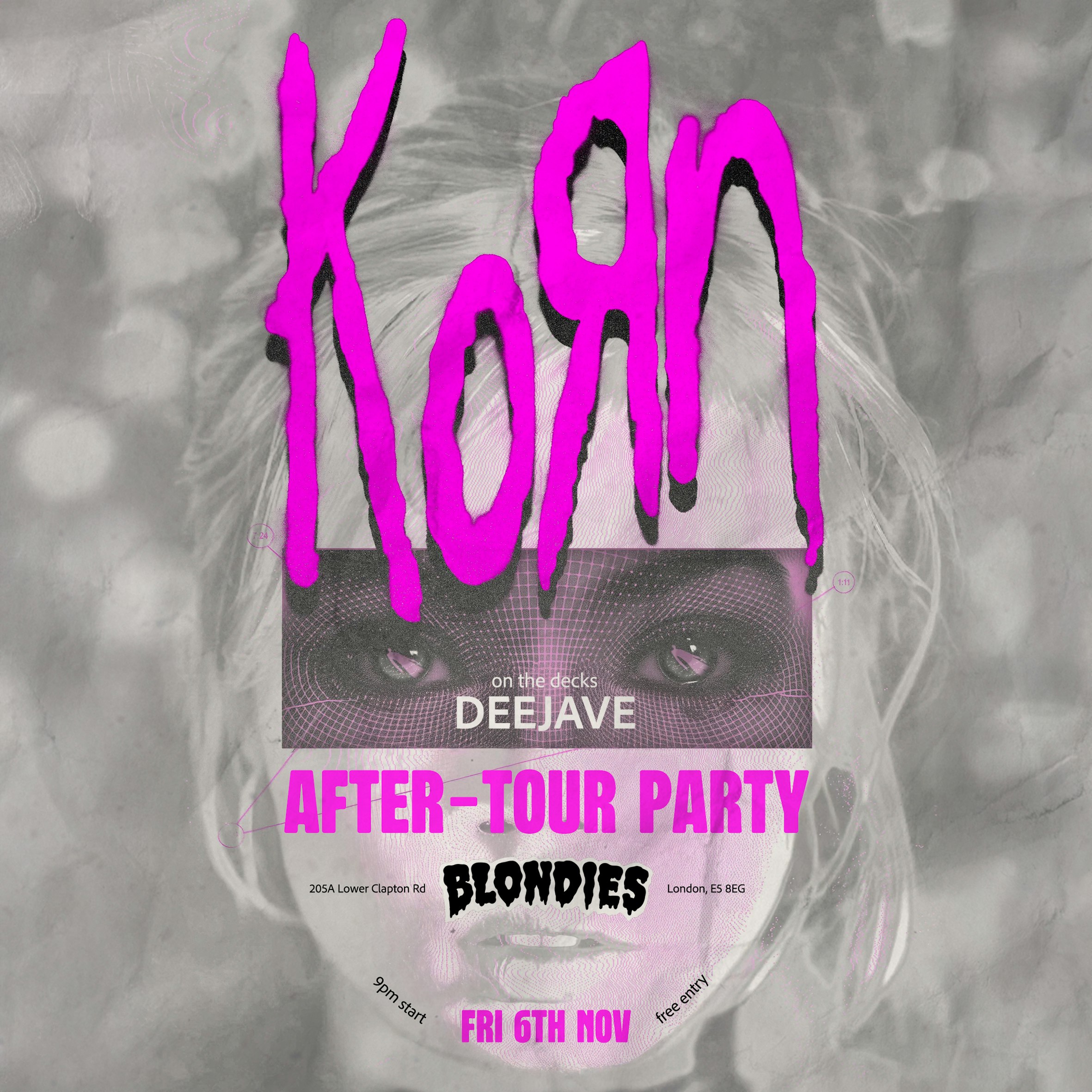 Korn | London | After Tour Party // Free Entry