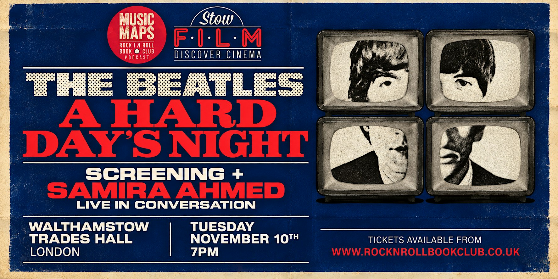A Hard Days Night Screening + Samira Ahmed in conversation