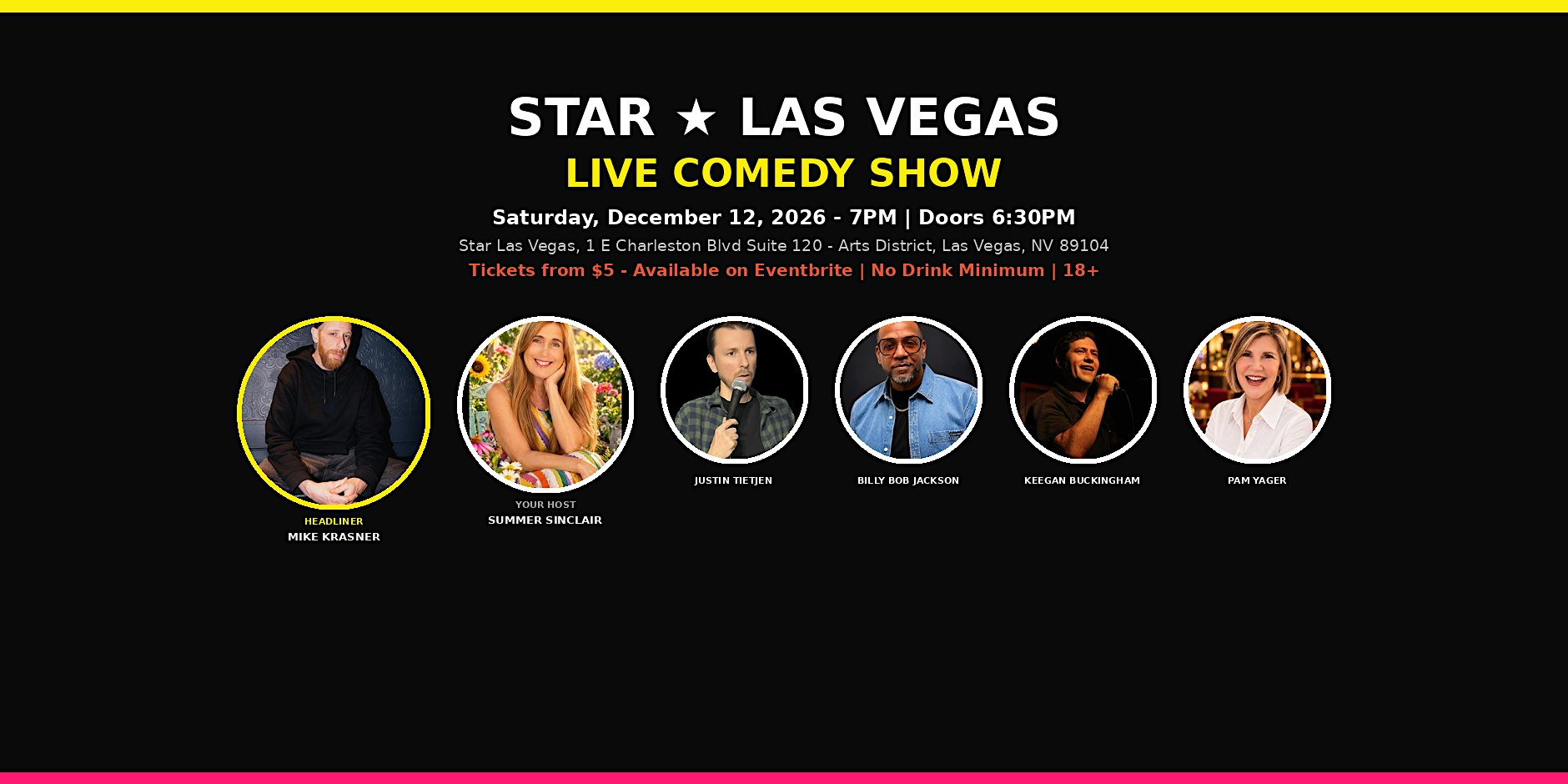Comedy Nite @ Star Las Vegas