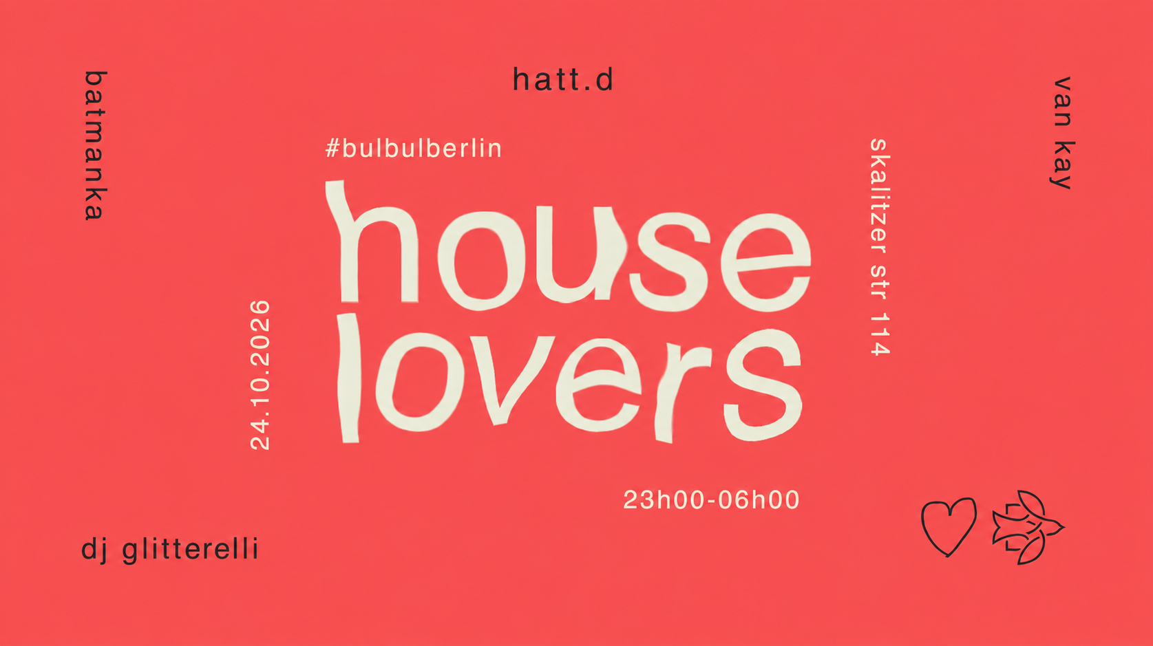 HOUSE LOVERS: HATT.D, DJ Glitterelli, batmanka, van Kay