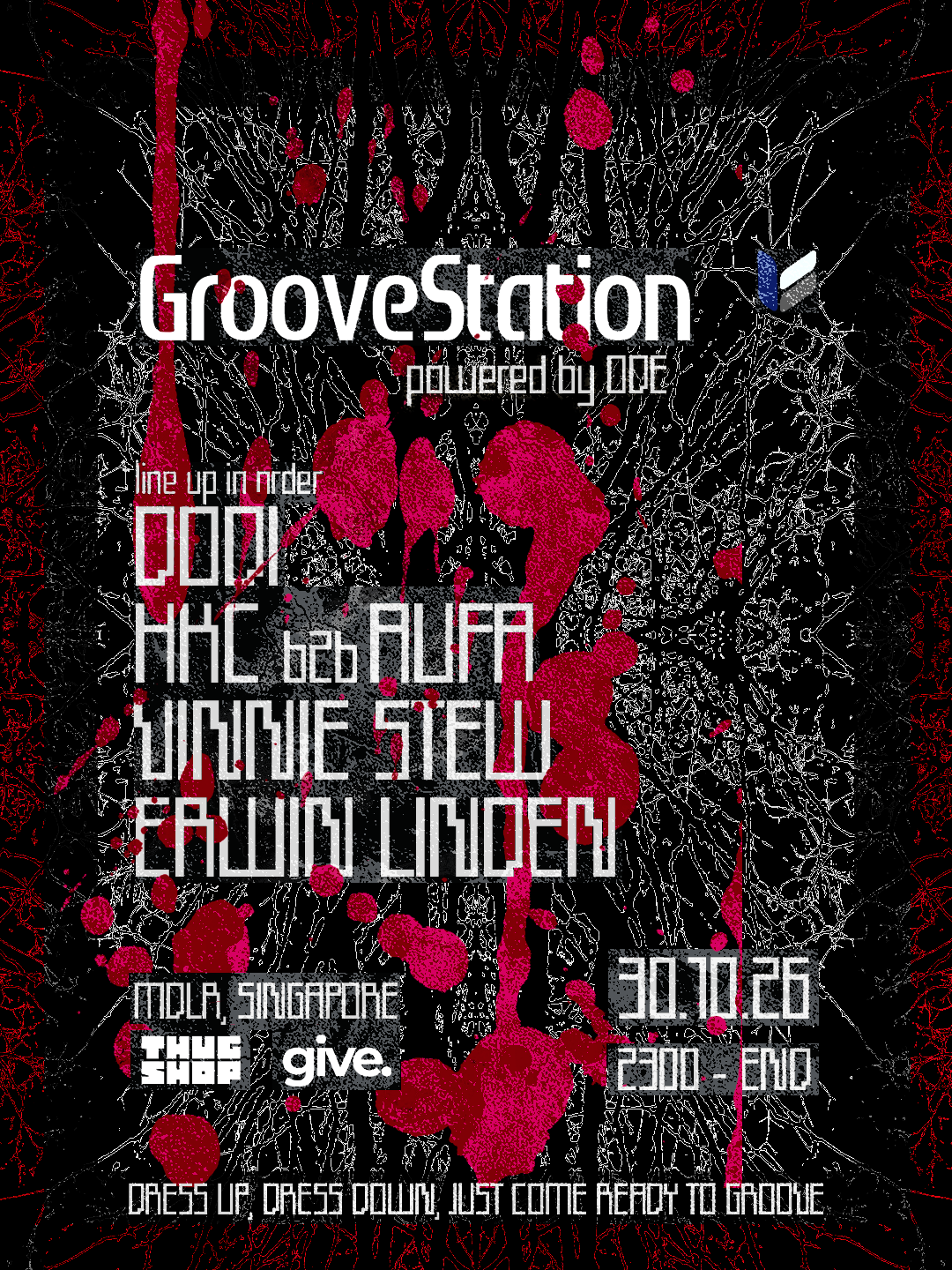 GIVE. X Thugshop presents - GrooveStation (Spooky Edition)