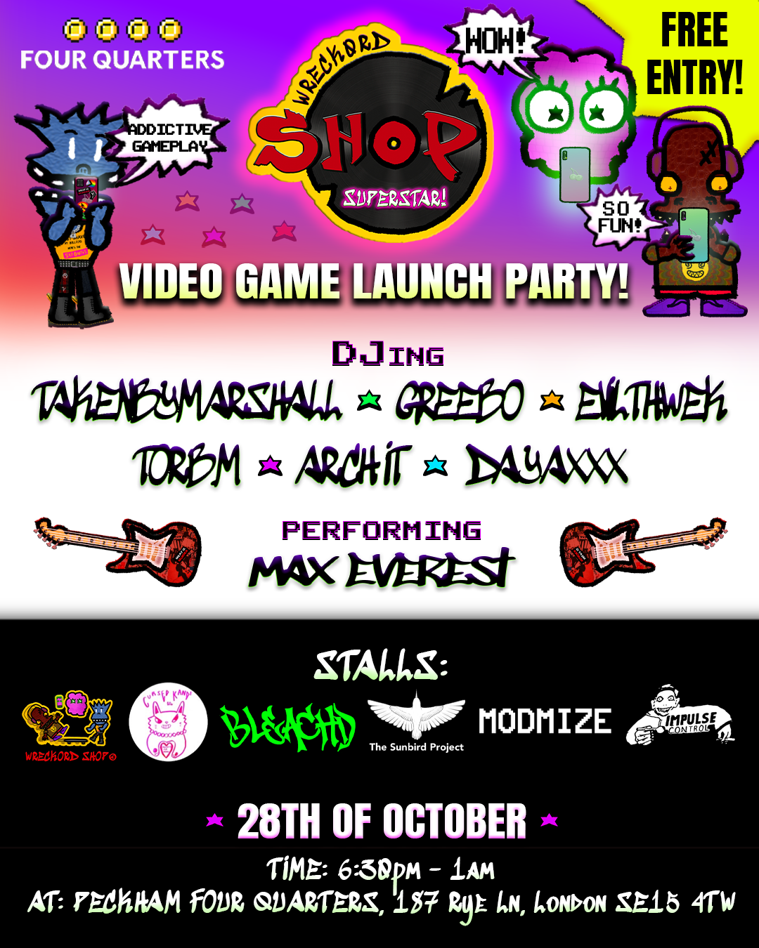 WRECKORD SHOP - Superstar! (LAUNCH PARTY)