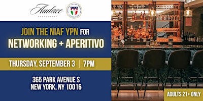 NIAF YPN Aperitivo at Audace