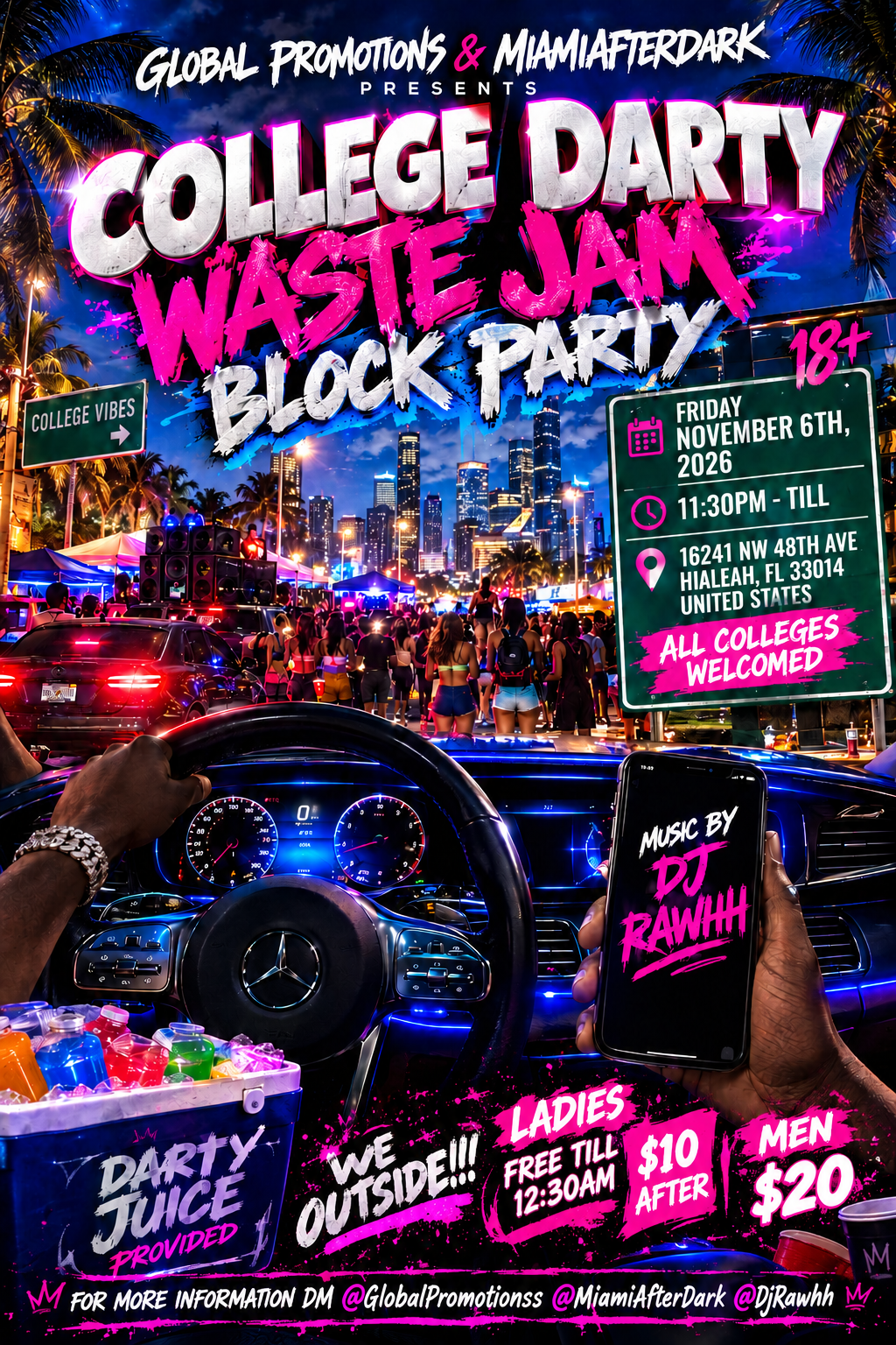 COLLEGE DARTY BLOCK PARTY