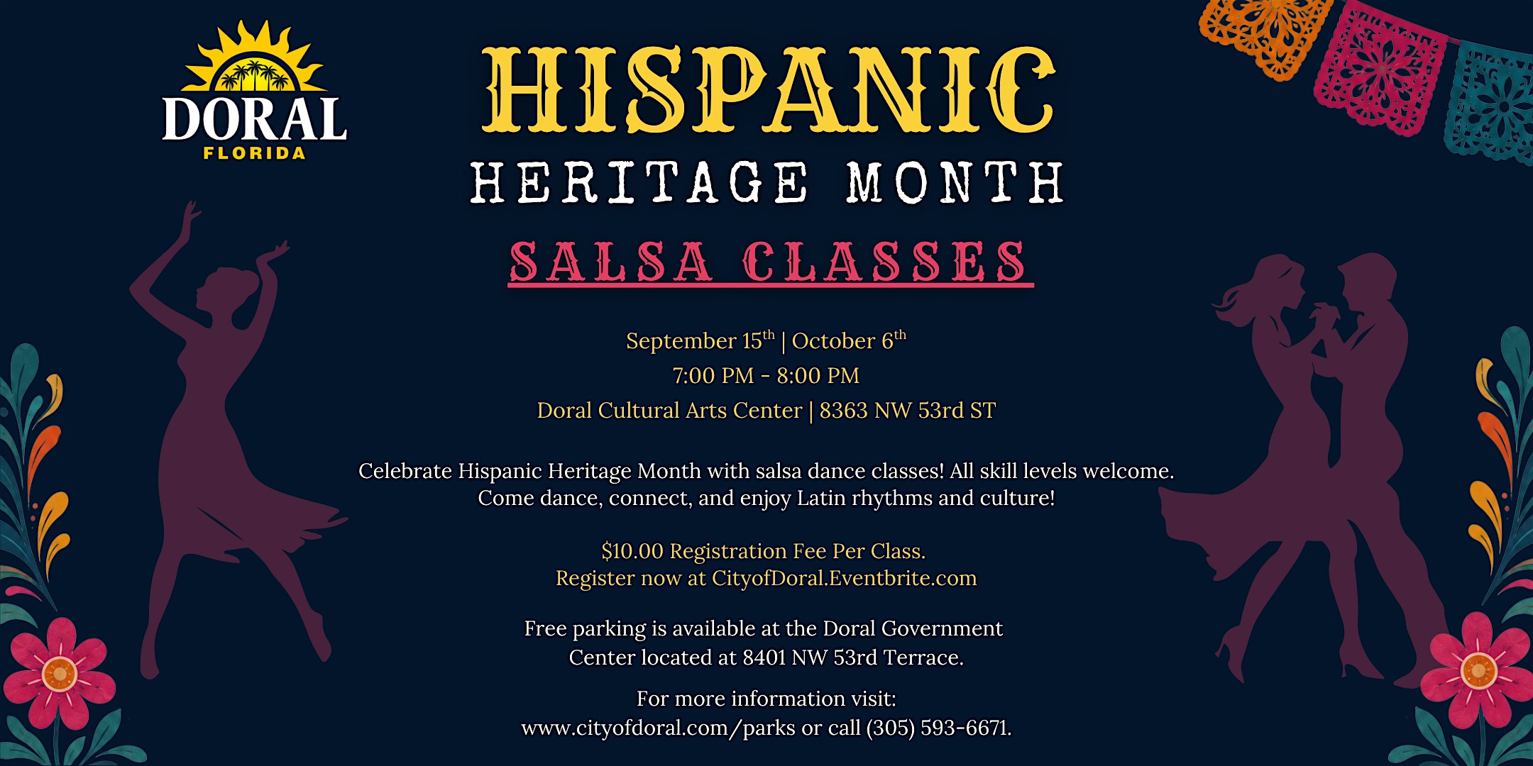 Salsa Class – Hispanic Heritage Dance Classes