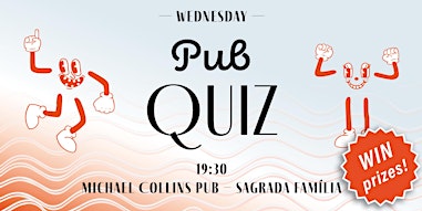Pub Quiz near Sagrada Família - Wednesday, November 11 (ENG & CAST)