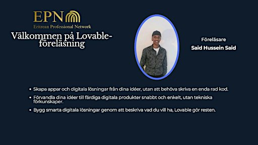 Välkommen på Lovable-föreläsning