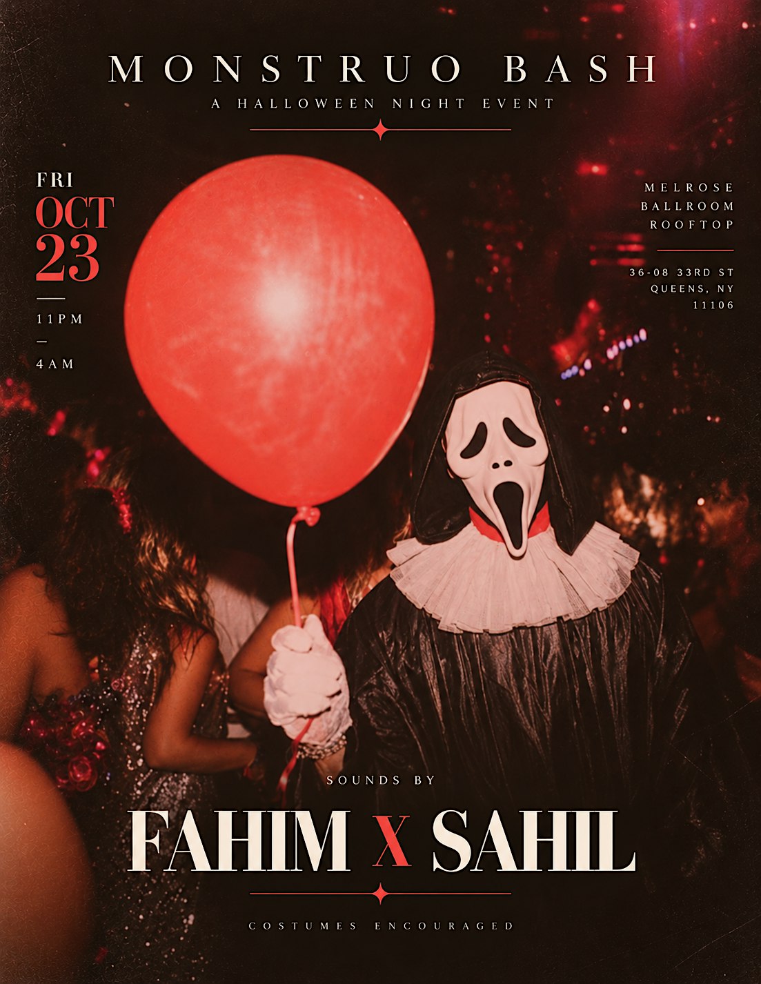 Monstruo Bash: Halloween costume party