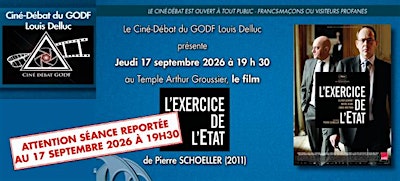 Projection du film " L'EXERCICE DE L'ÉTAT " (2011)