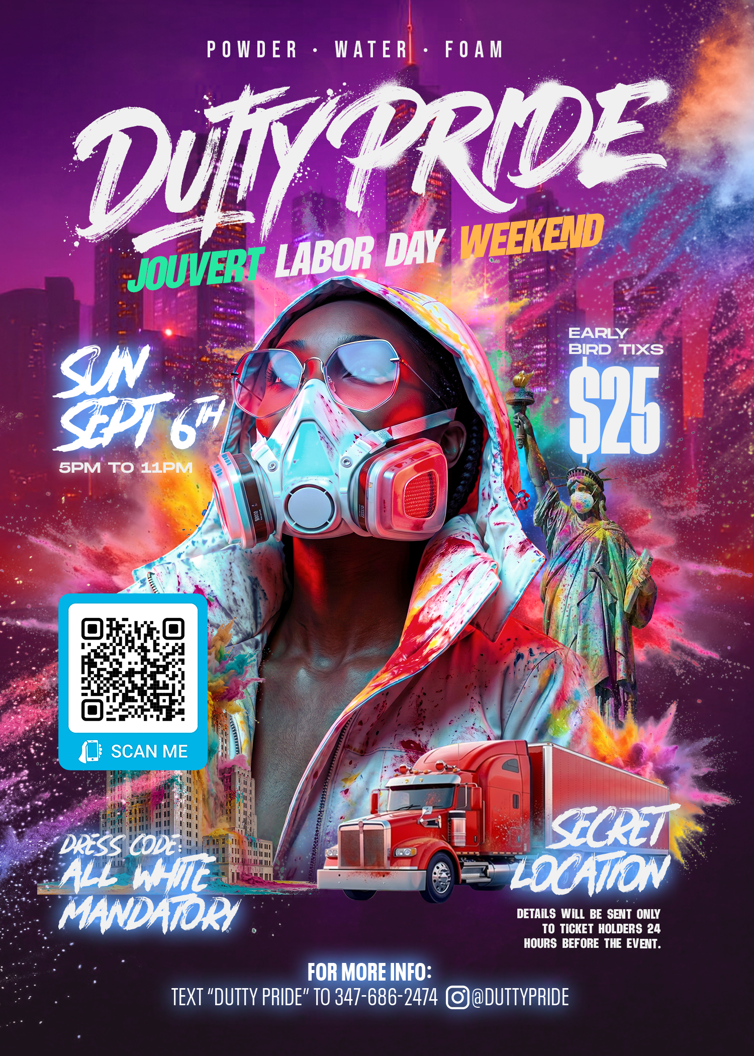 DUTTY PRIDE🌈  21+ ( JOUVERT LABOR DAY WEEKEND )