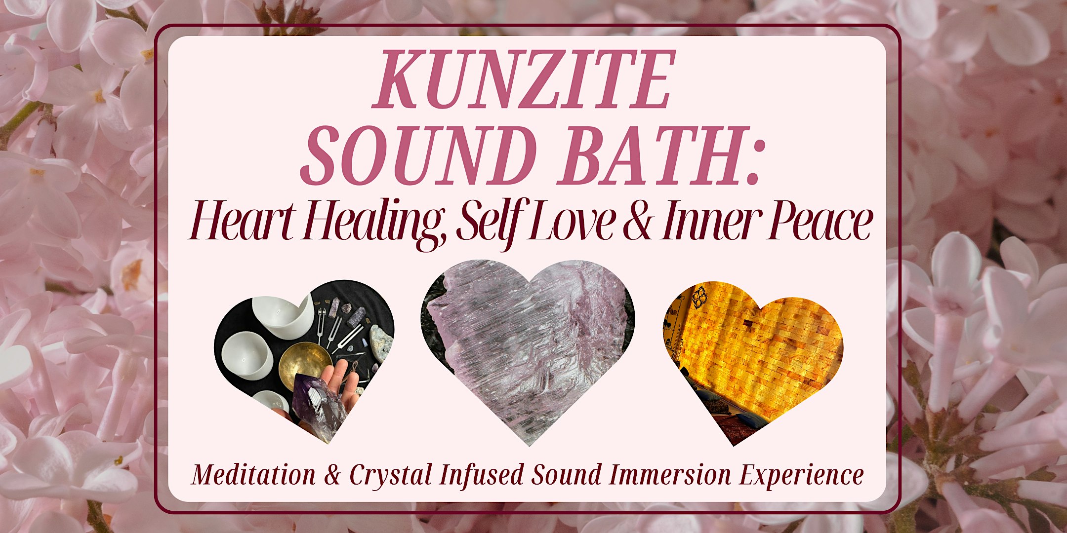 Kunzite Sound Bath Meditation: Heart Healing, Self Love & Inner Peace