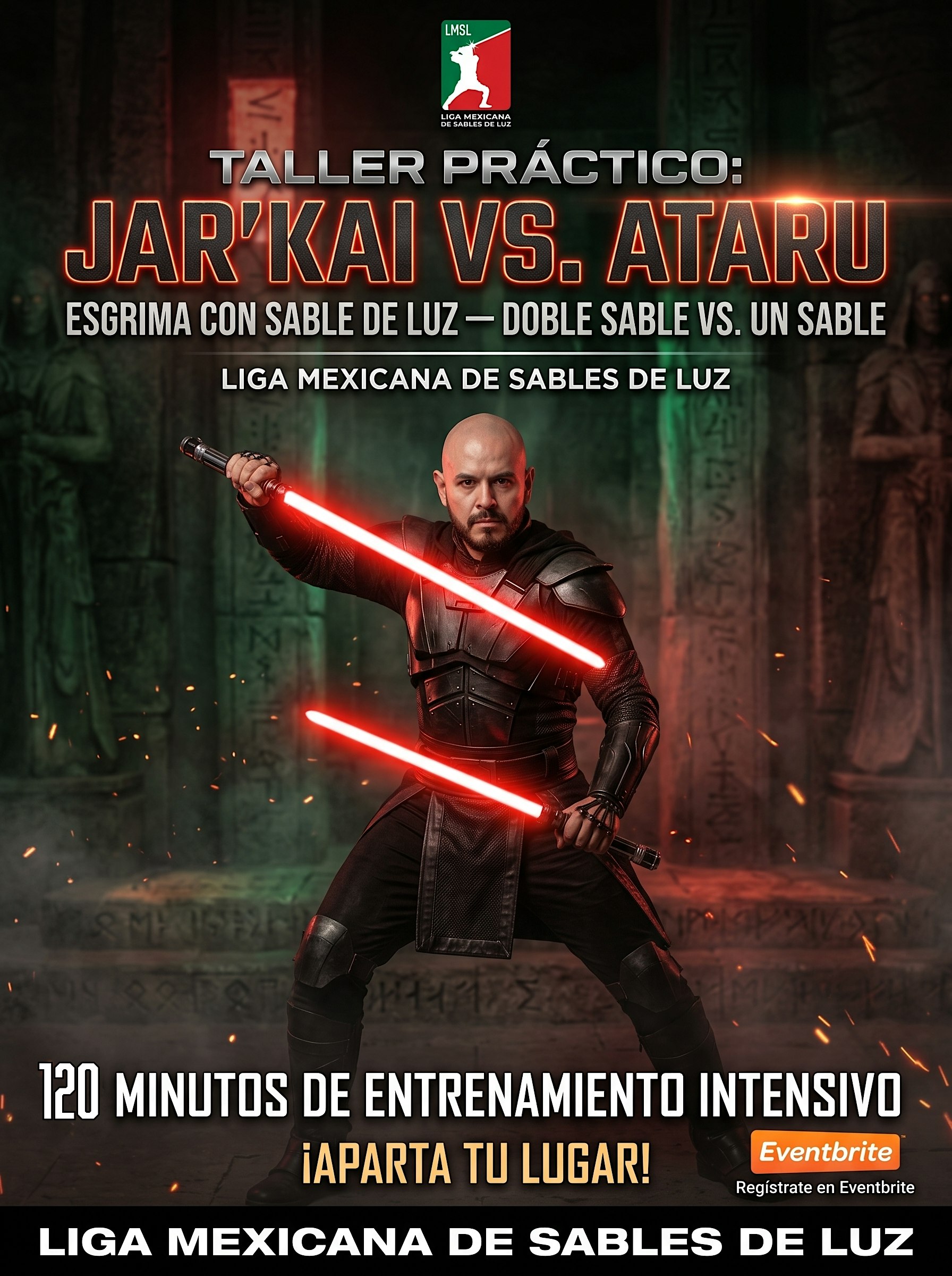 Taller de sable de luz:  JAR'KAI VS. ATARU