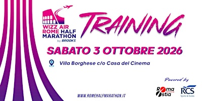 Sabato 3 Ottobre ultimo allenamento insieme a Villa Borghese!