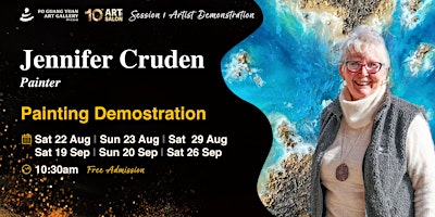 2026  Art Salon l Painting Demonstration by Jennifer Cruden