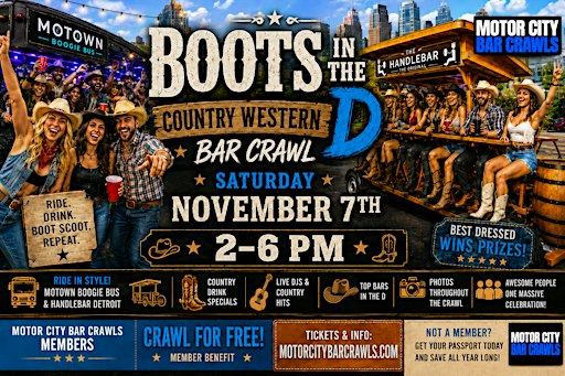 Boots in the D: Country Western Bar Crawl