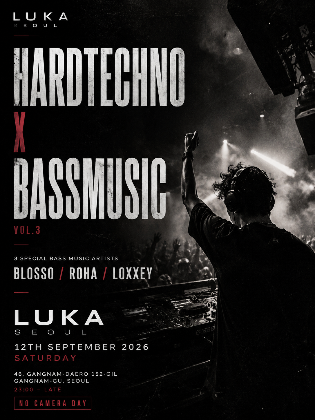 HARD TECHNO X BASS MUSIC VOL.3: BLOSSO, ROHA & LOXXEY