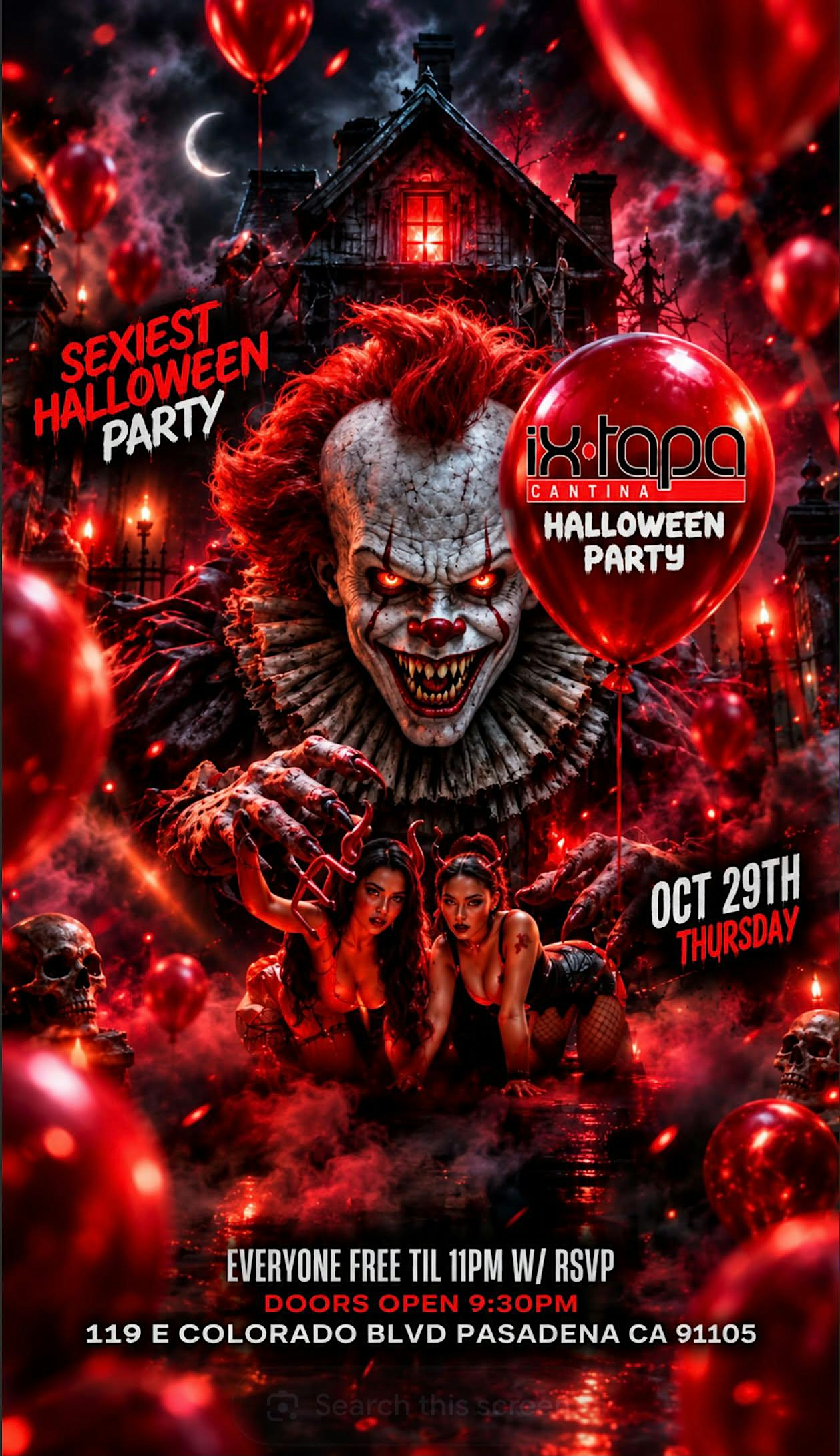 IXTAPA CANTINA  HALLOWEEN PARTY