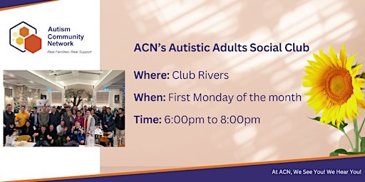 ACN Autistic Adults Social Club - Riverwood