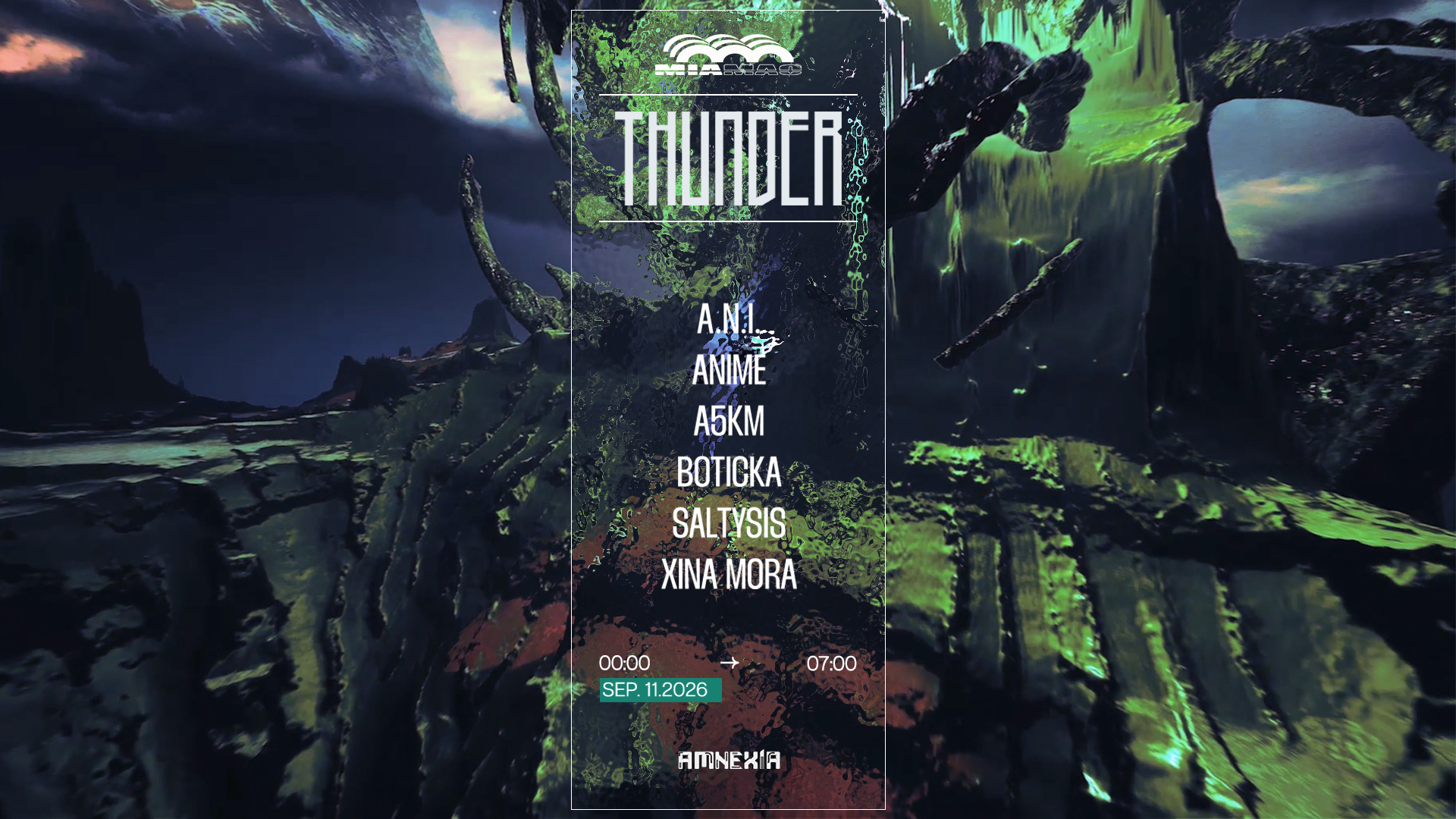 THUNDER : A.N.I., ANIME, A5KM, XINA MORA & MORE