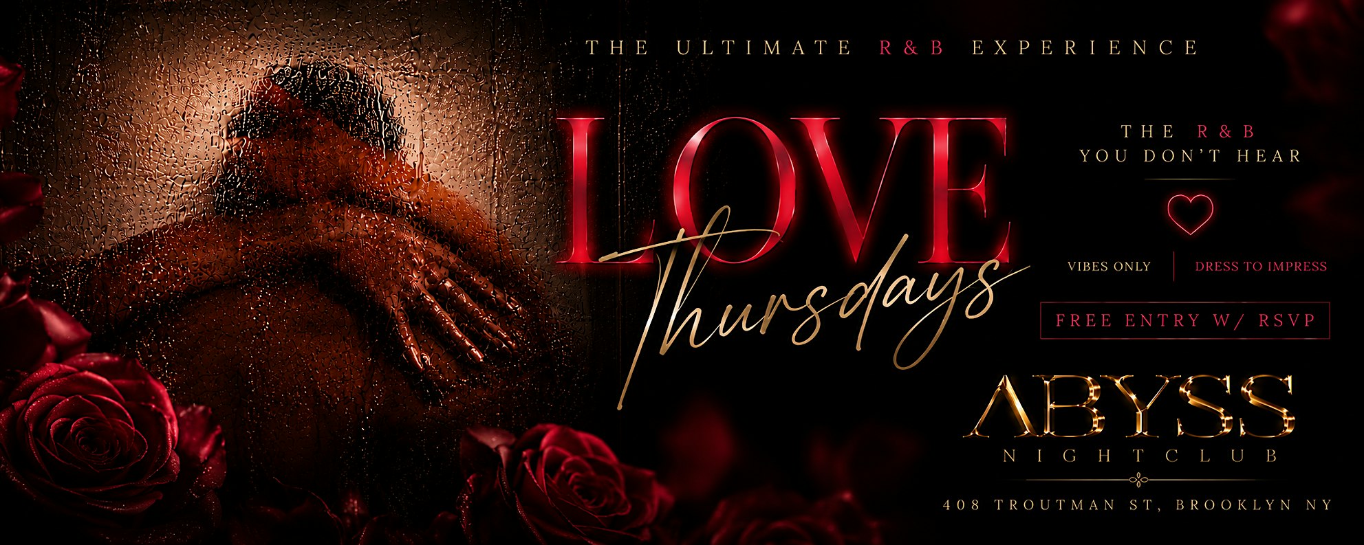 Love Thursdays: The Ultimate R&B Experience ❤️ Open Bar 8-9