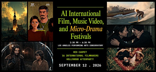 AI International Film, Music Video, & Microdrama Festivals — Hollywood