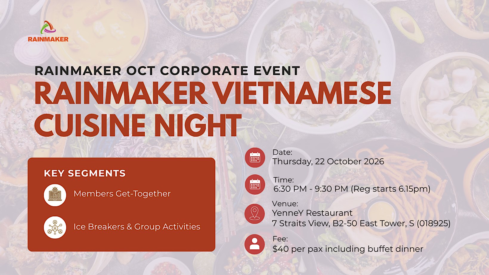 Rainmaker Vietnamese Cuisine Night
