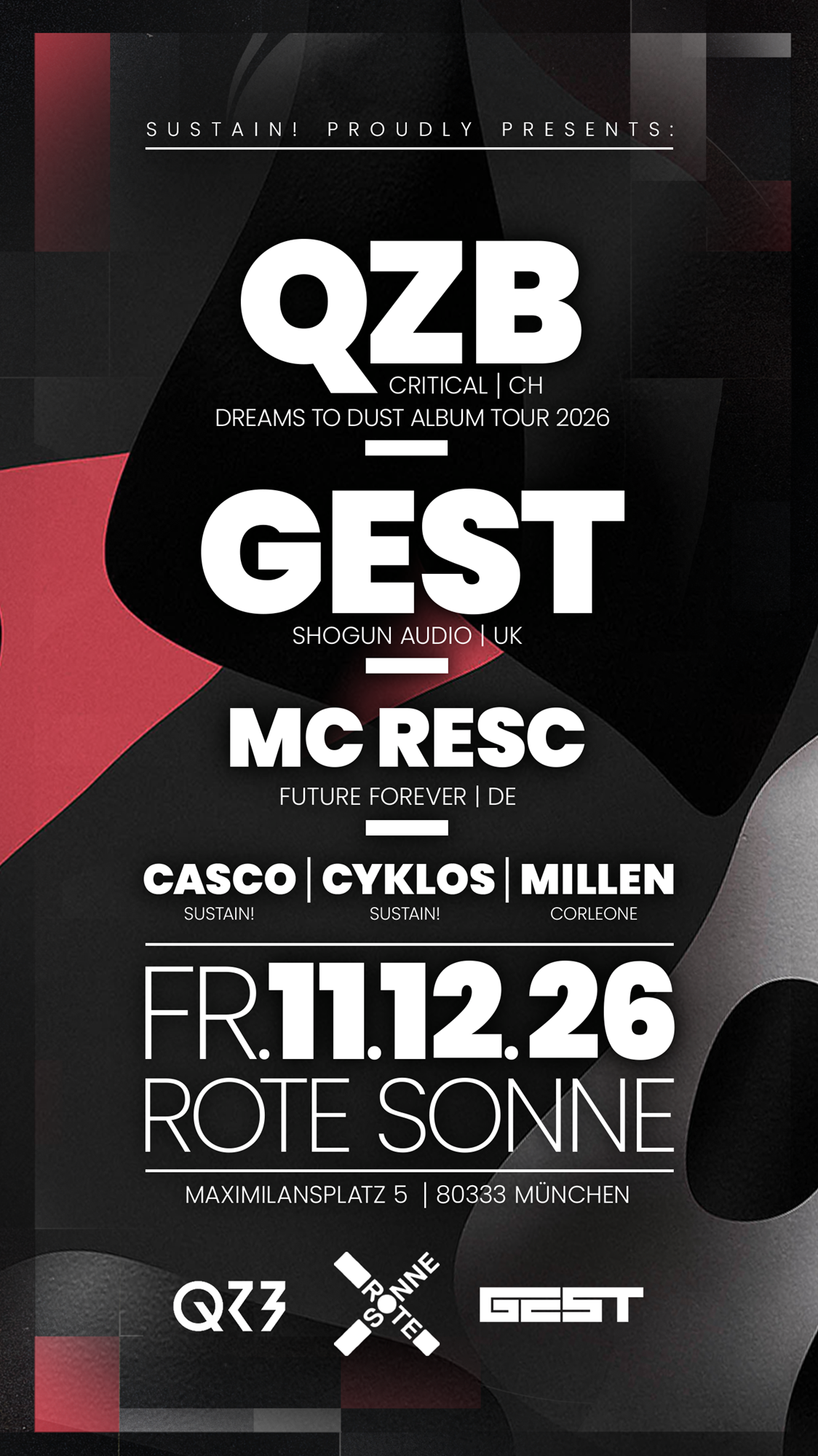 Sustain! with QZB, GEST & MC RESC