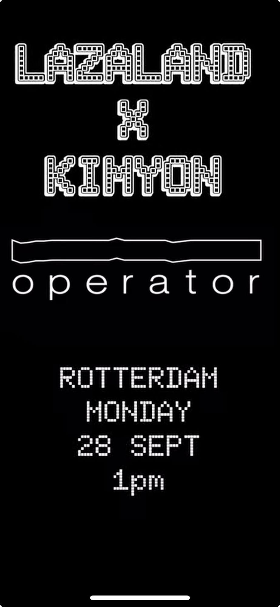 Operator Radio X Lazaland