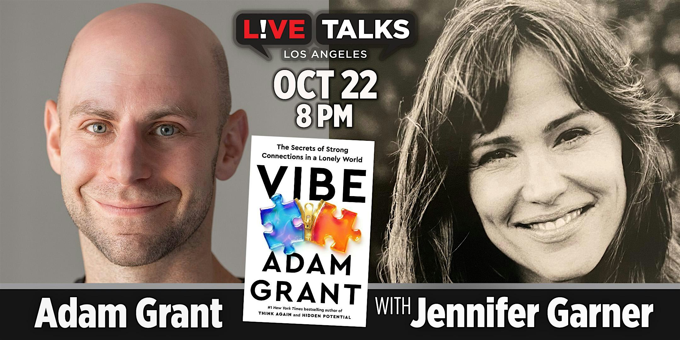 Adam Grant with Jennifer Garner