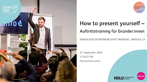 How to present yourself – Auftrittstraining für Gründer:innen