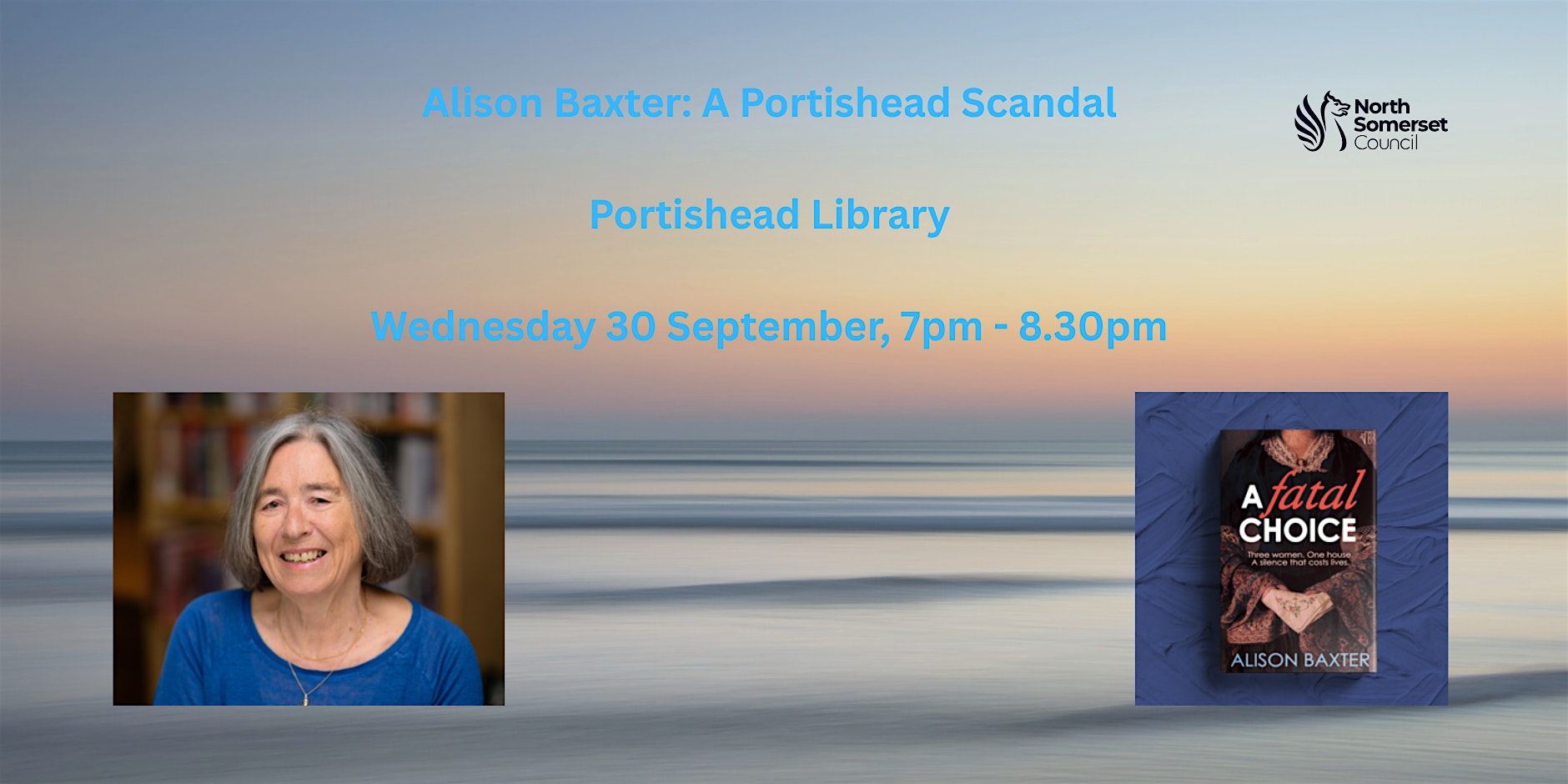 Alison Baxter author talk: A Portishead scandal