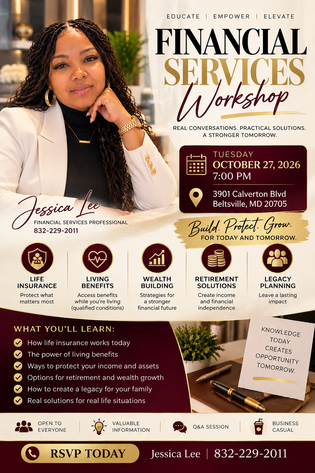 Financial Service Workshop