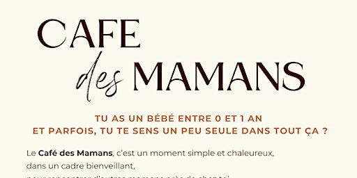 Café des mamans au Plessis-Robinson