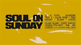Glass Island - Soul on Sundays - Finesse [LIVE] - Sun 27 Sept 2026