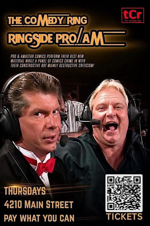 Ringside Pro/Am – Vancouver Stand-Up Comedy Show | Thursdays