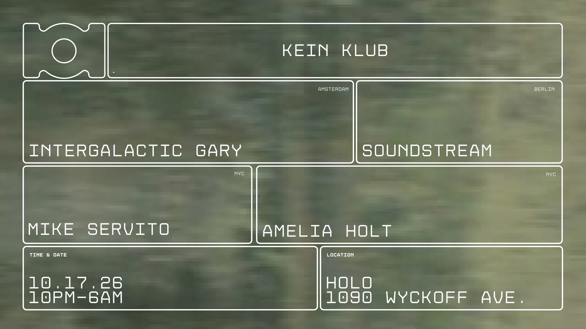 Kein Klub: Soundstream, Intergalactic Gary ++