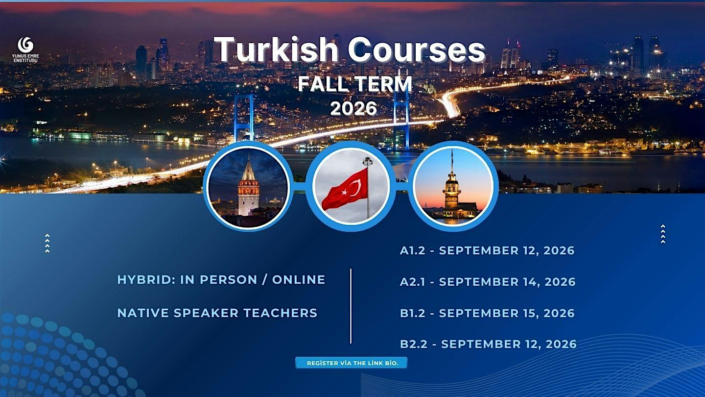 Hybrid Turkish Courses - Fall Term 2026