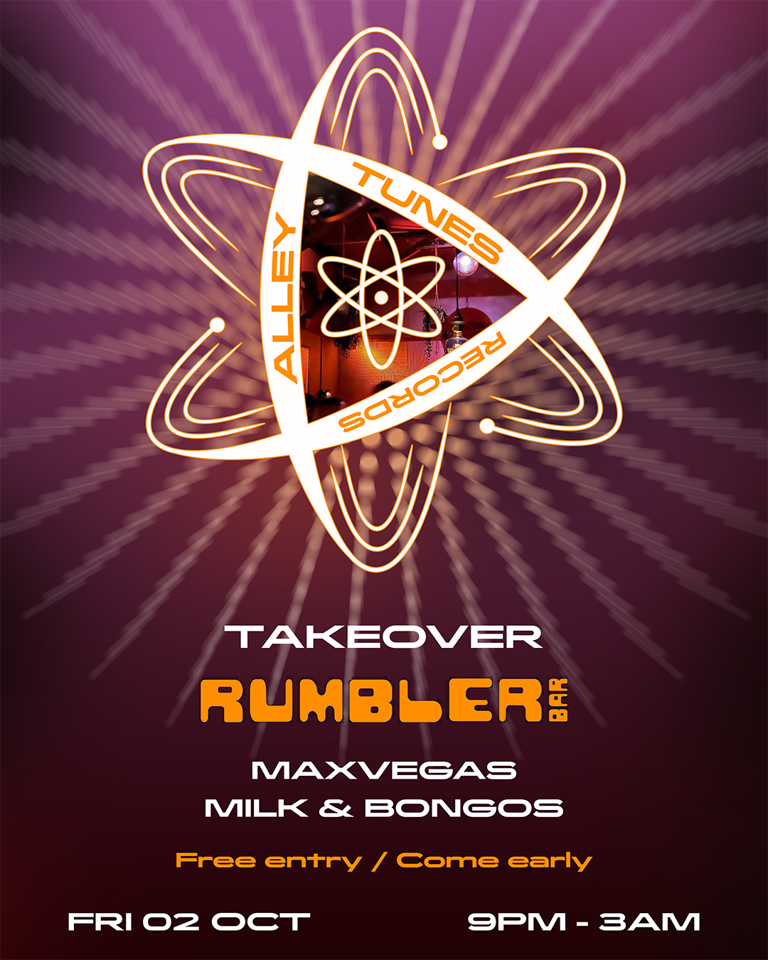 ALLEY TUNES TAKEOVER Rumbler Bar