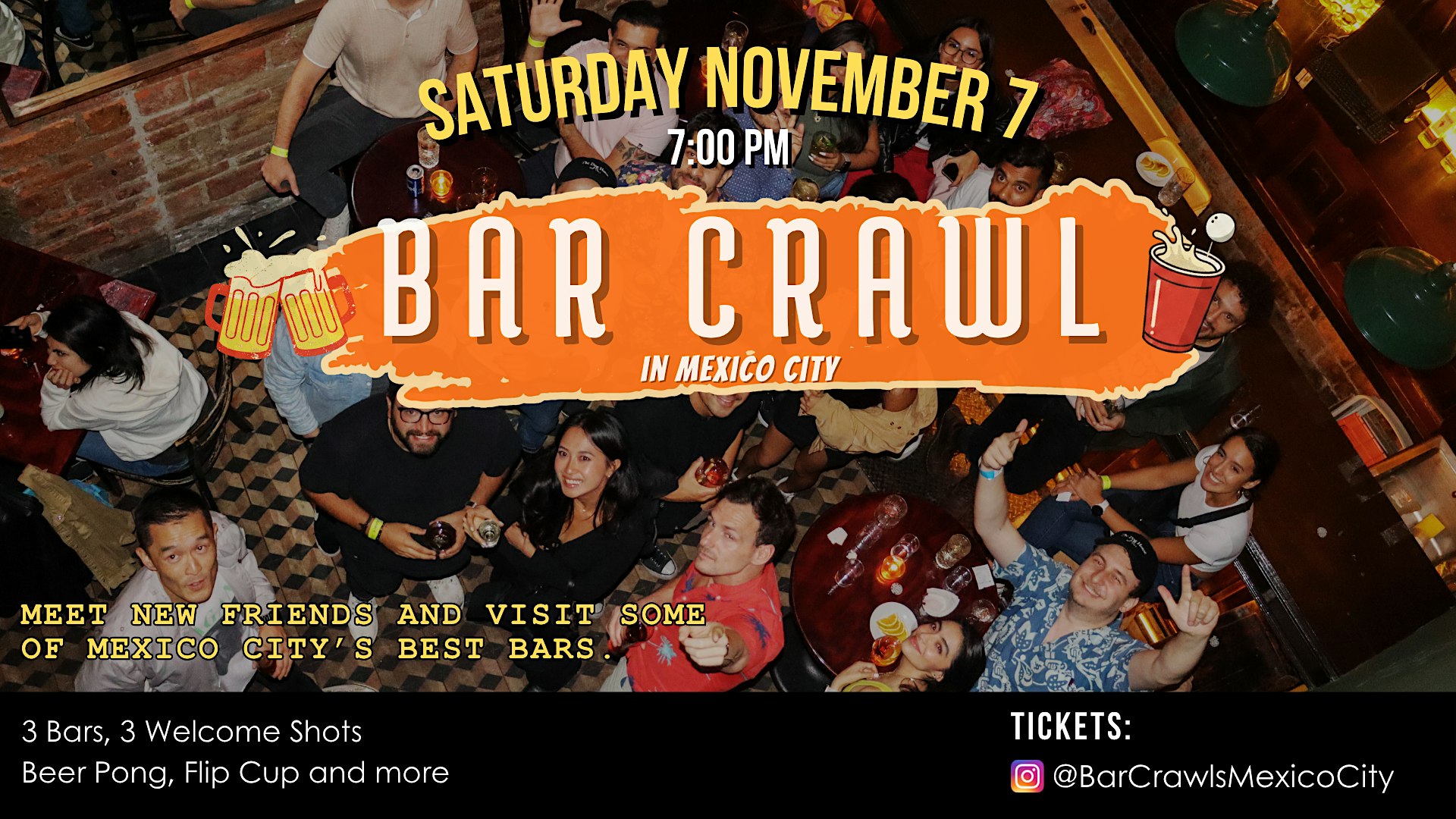 Bar Crawl in Mexico City! (Roma/Condesa)