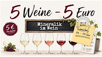 5 Weine - 5 Euro: Mineralik im Wein